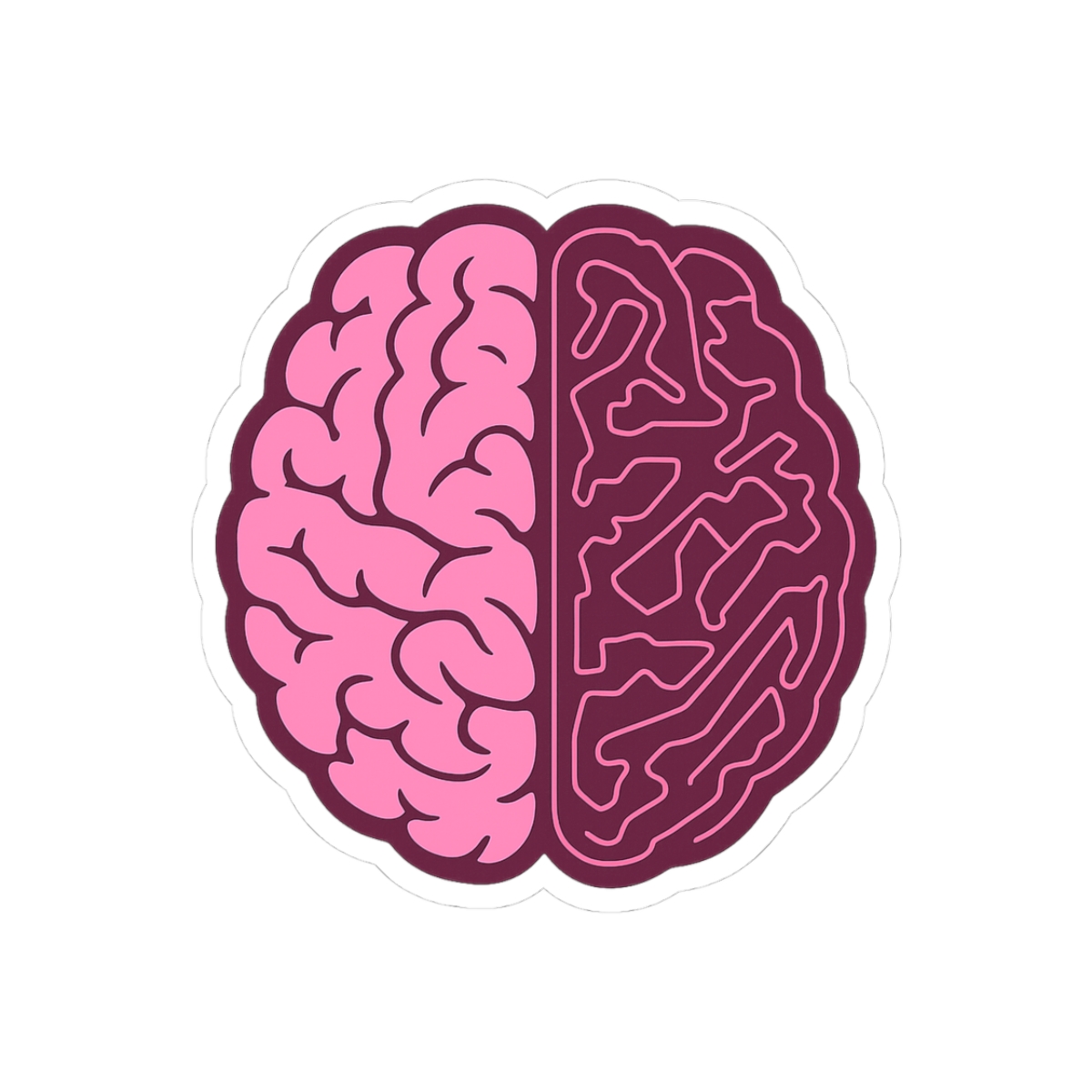 F1 Tracks on the Brain Circuit Sticker