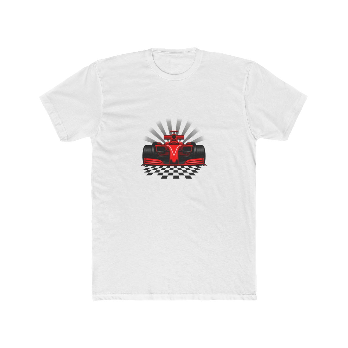 Formula 1 Red Racing Car Graphic T-Shirt