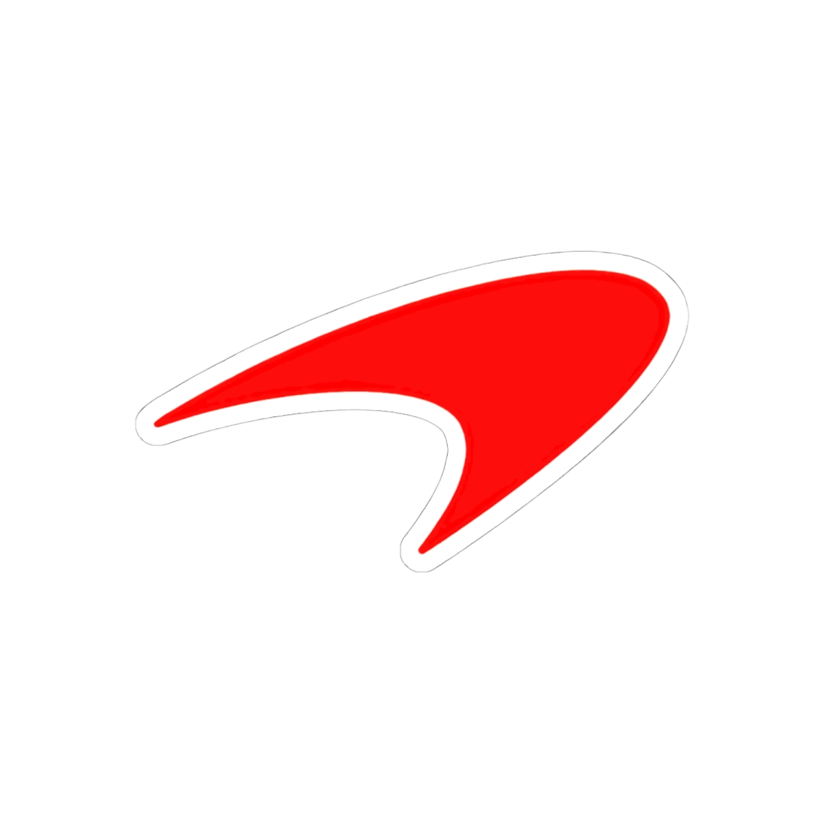 McLaren Papaya Logo Sticker | Bold F1 Vinyl Decal